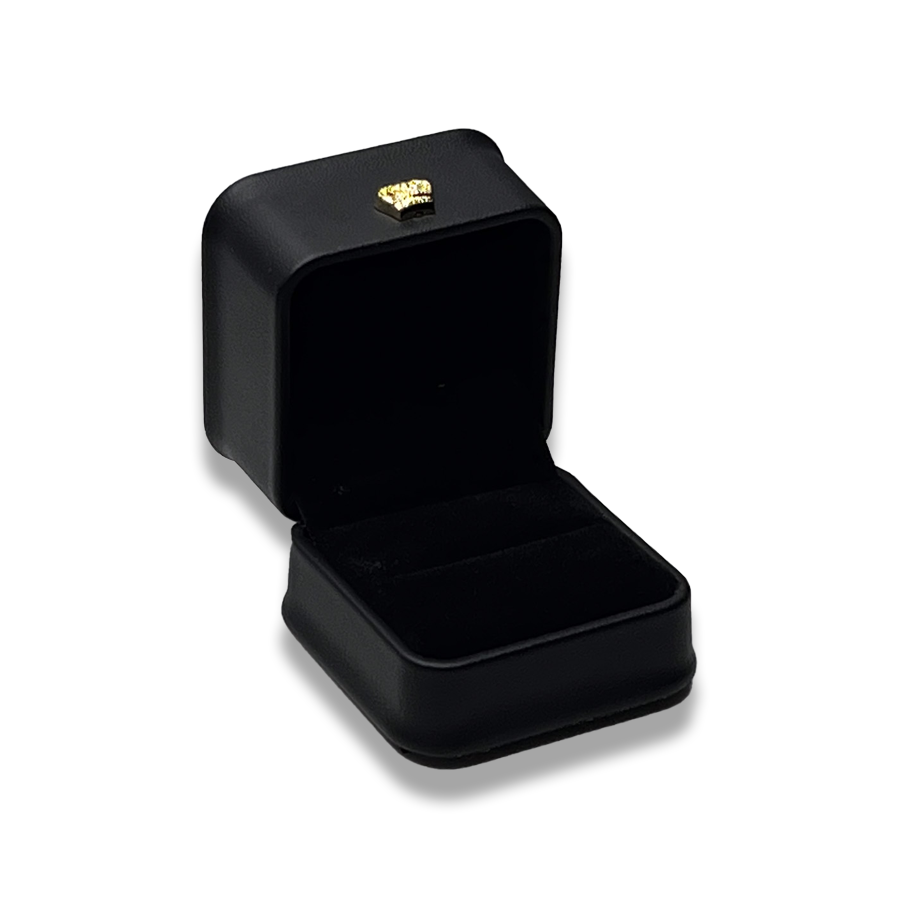 Black Leatherette Earring Boxes