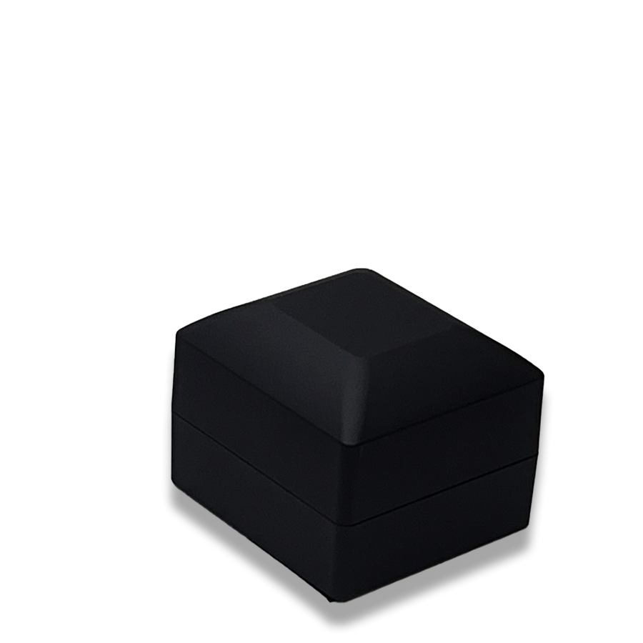 Black LED Earring Box - LED light - Elegant Jewelry Case